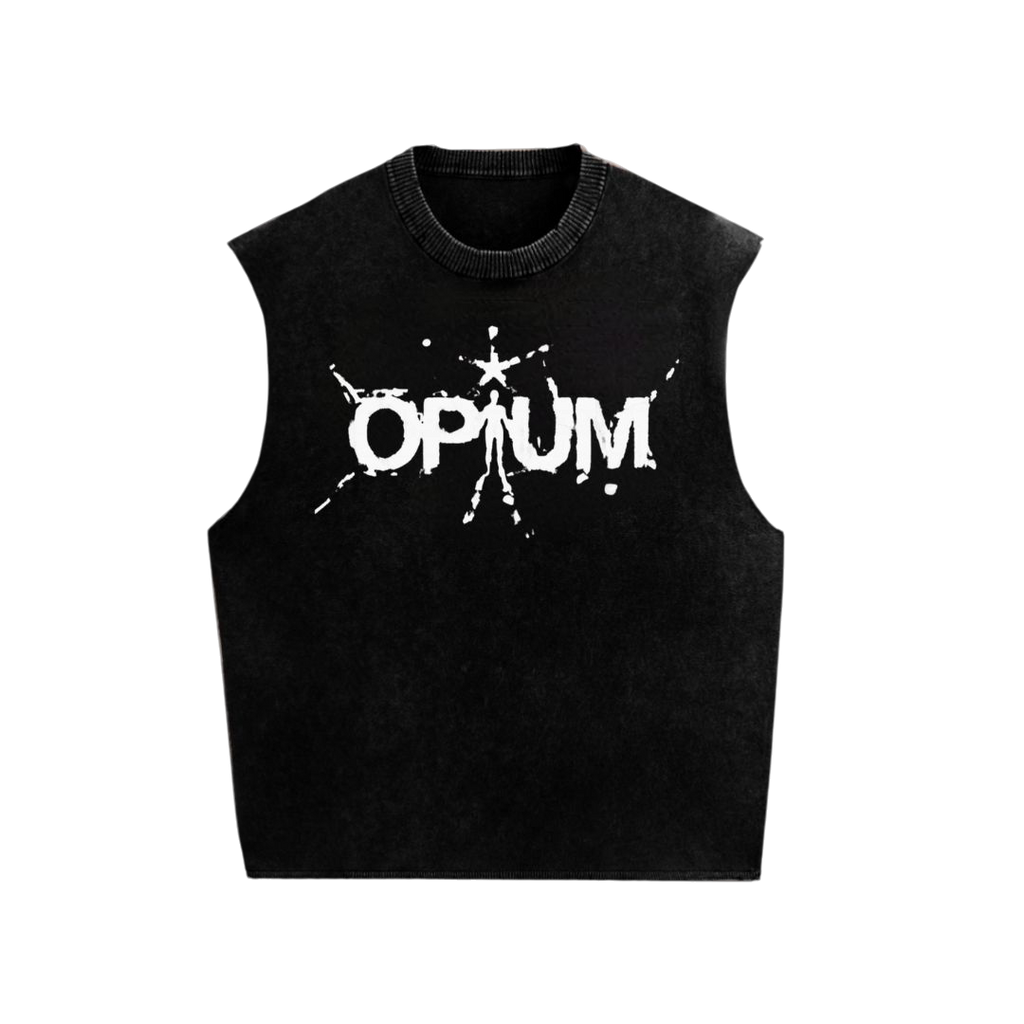 Opium Playboi Carti Sleeveless T-Shirt – Black