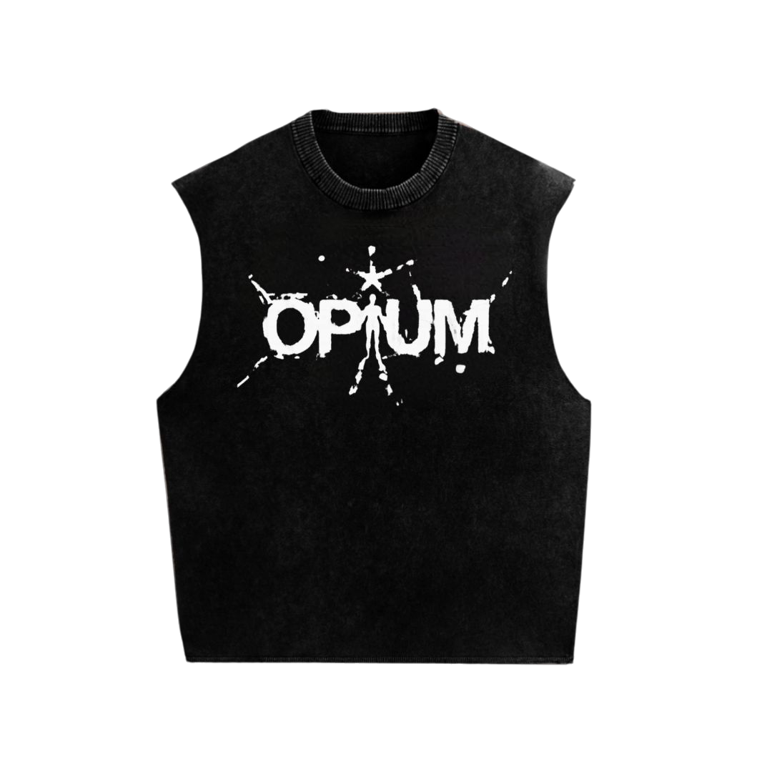 Opium Playboi Carti Sleeveless T-Shirt – Black