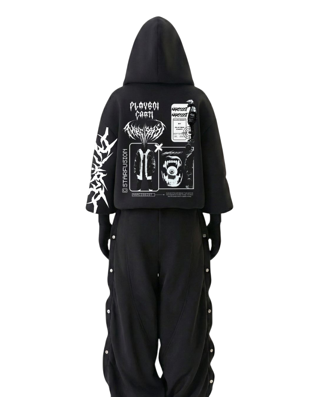 NARCISSIST Playboi Carti Hoodie | Premium 380 GSM Oversized Streetwear